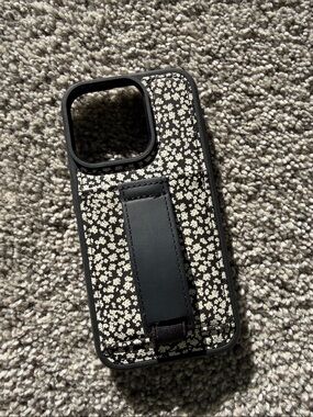 Black Floral Walli Cases iPhone 15 Pro Case